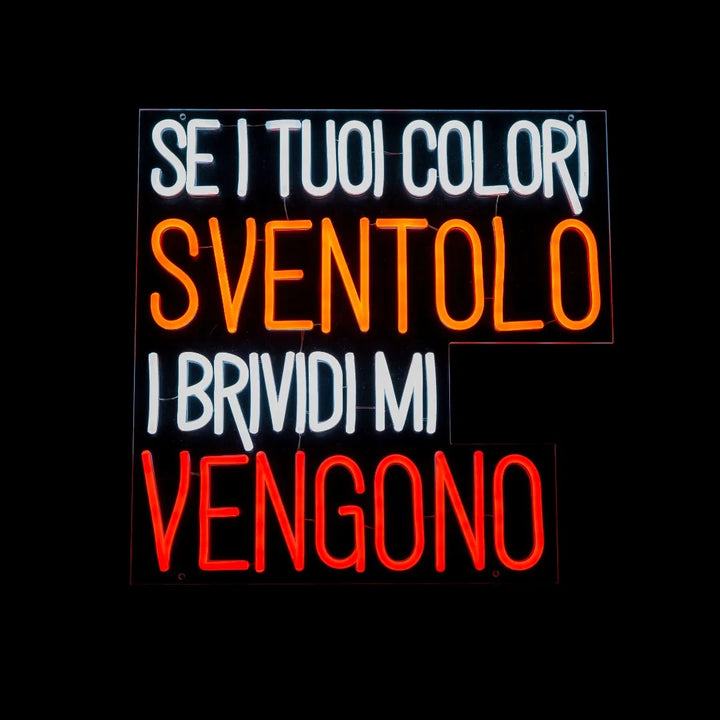 Se i tuoi Colori Sventolo i Brividi mi Vengono