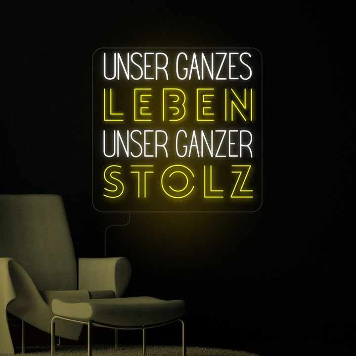 unser ganzes Leben, unser ganzer Stolz Ultras Lights